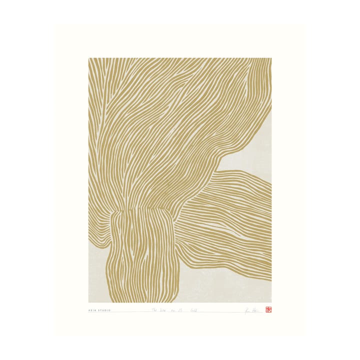 The Line -juliste 40 x 50 cm, Nro 23 Hein Studio