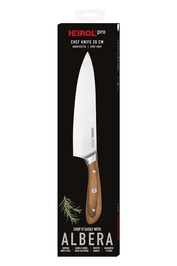 Heirol albera -kokkiveitsi - 20 cm - Heirol