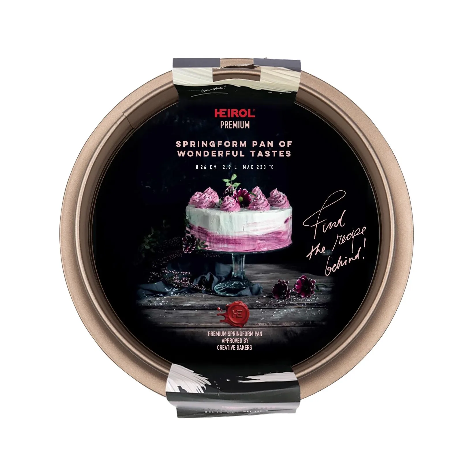 Heirol irtopohjavuoka samppanjanvärinen, Ø 26 cm Heirol