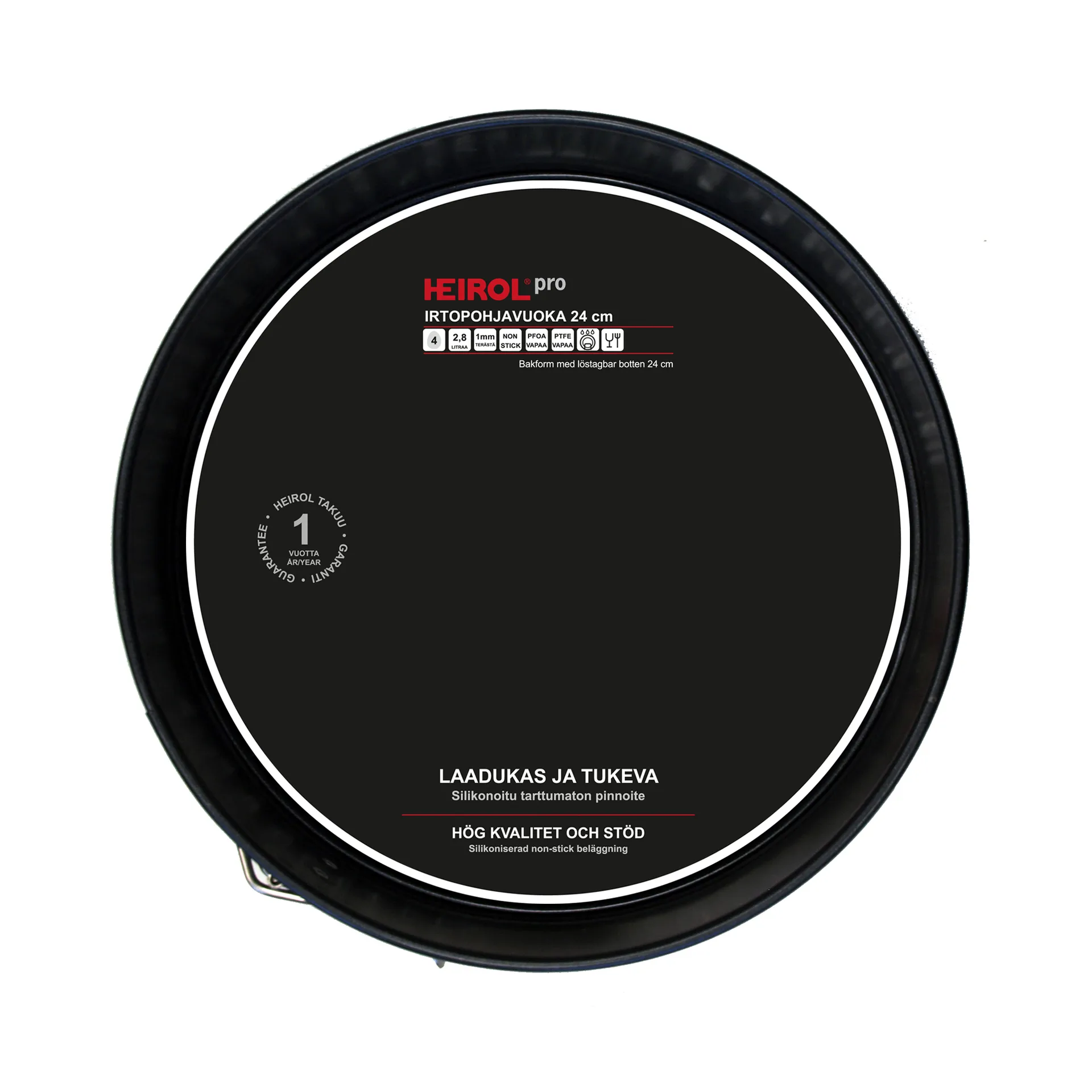 Heirol PRO -irtopohjavuoka, Ø 24 cm Heirol