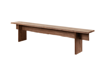 Bookmatch penkki 210 cm - Saksanpähkinä - Hem