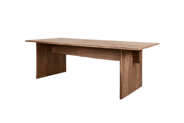 Bookmatch ruokapöytä 220 cm - Saksanpähkinä - Hem