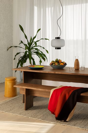 Bookmatch ruokapöytä 220 cm - Saksanpähkinä - Hem