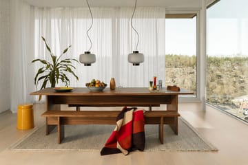 Bookmatch ruokapöytä 220 cm - Saksanpähkinä - Hem
