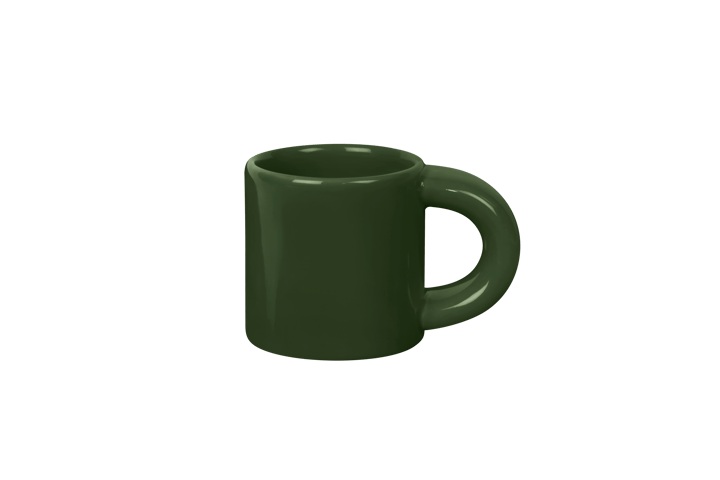 Bronto espressokuppi 10 cl 4 kpl., Green Hem