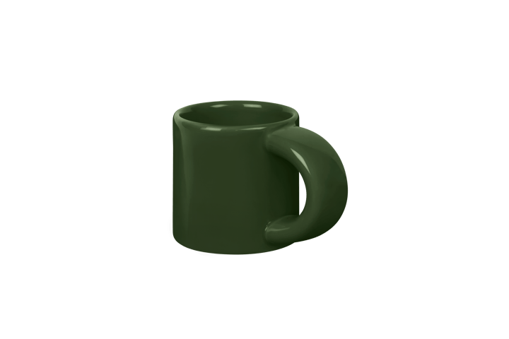 Bronto espressokuppi 10 cl 4 kpl., Green Hem