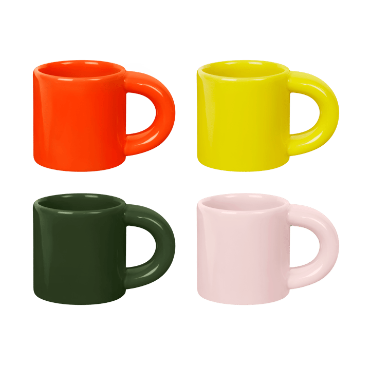 Bronto espressokuppi 10 cl 4 kpl. - Multi - Hem