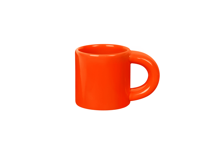 Bronto espressokuppi 10 cl 4 kpl., Orange Hem