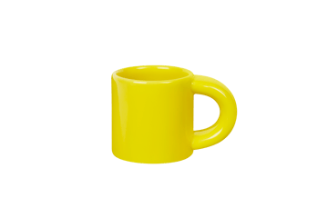Bronto espressokuppi 10 cl 4 kpl. - Yellow - Hem