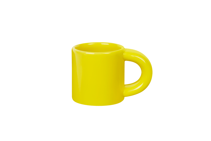 Bronto espressokuppi 10 cl 4 kpl., Yellow Hem