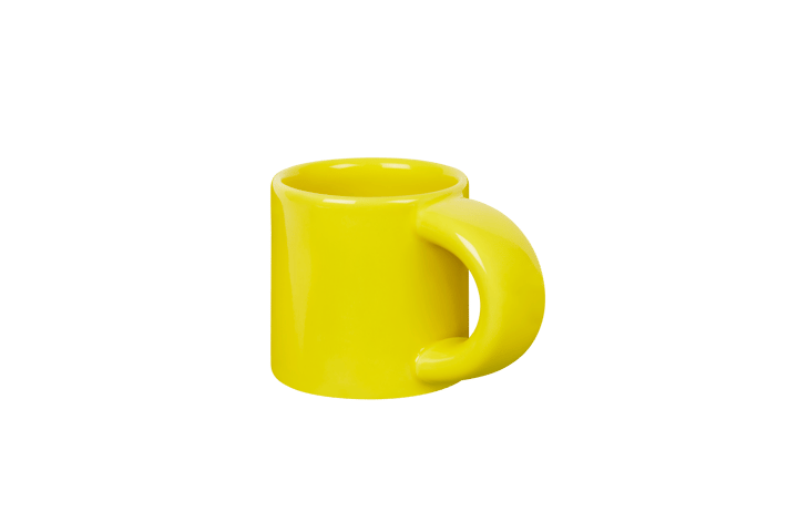 Bronto espressokuppi 10 cl 4 kpl., Yellow Hem