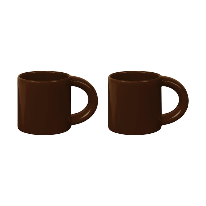 Bronto muki 30 cl 2 kpl. - Brown - Hem