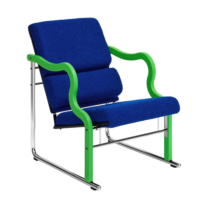 Experiment 501 lounge-nojatuoli - Green-ultramarine - Hem