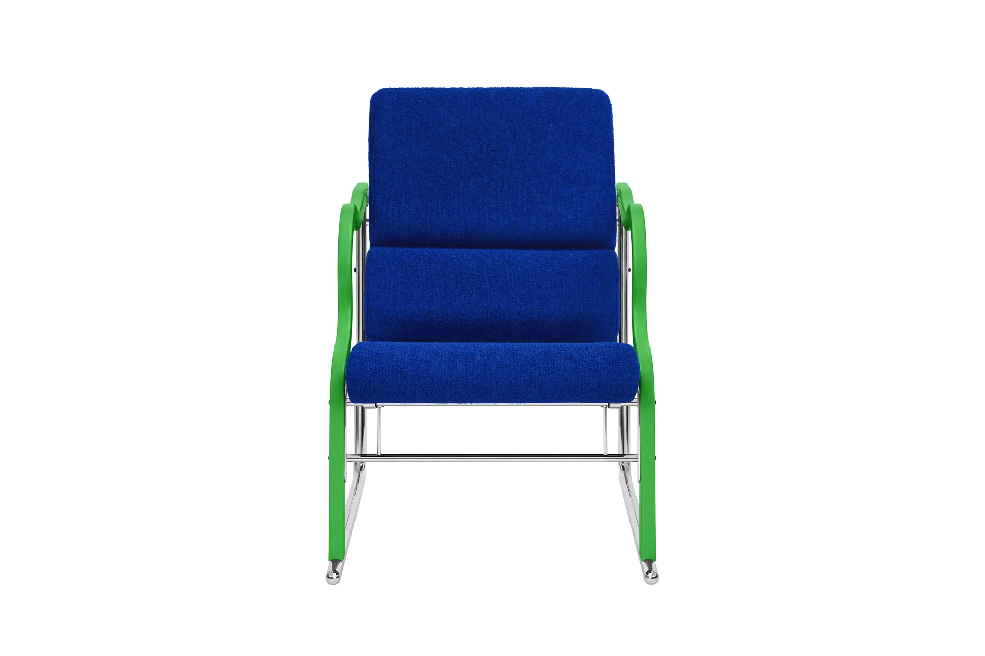 Experiment 501 lounge-nojatuoli, Green-ultramarine Hem