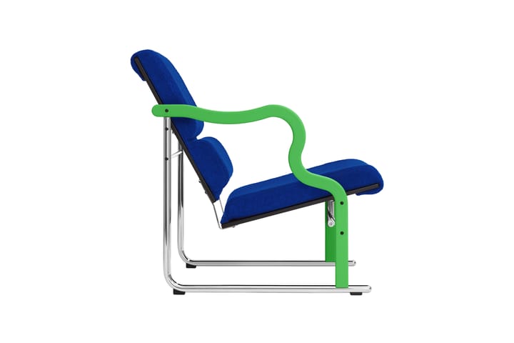 Experiment 501 lounge-nojatuoli, Green-ultramarine Hem