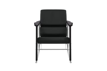 Experiment 502 lounge-nojatuoli - Black-black leather - Hem
