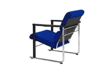 Experiment 502 lounge-nojatuoli - Black-ultramarine - Hem