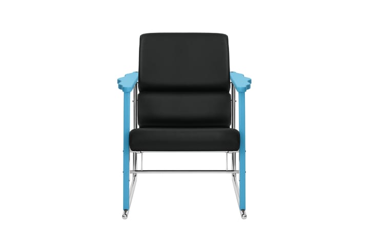 Experiment 502 lounge-nojatuoli, Blue-black leather Hem