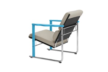 Experiment 502 lounge-nojatuoli - Blue-light beige - Hem