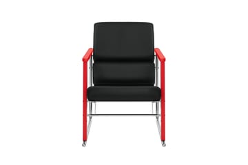 Experiment 503 lounge-nojatuoli - Red-black leather - Hem