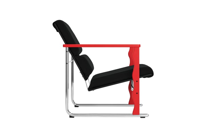 Experiment 503 lounge-nojatuoli, Red-black Hem