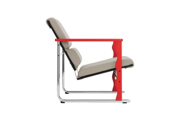 Experiment 503 lounge-nojatuoli - Red-light beige - Hem