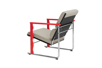 Experiment 503 lounge-nojatuoli - Red-light beige - Hem