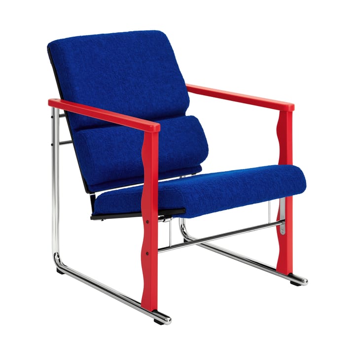 Experiment 503 lounge-nojatuoli - Red-ultramarine - Hem