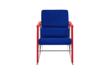 Experiment 503 lounge-nojatuoli - Red-ultramarine - Hem