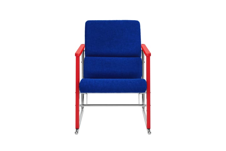 Experiment 503 lounge-nojatuoli, Red-ultramarine Hem