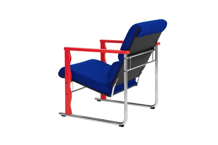 Experiment 503 lounge-nojatuoli, Red-ultramarine Hem