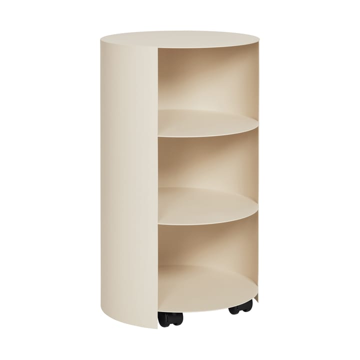 Hide jalusta Ø38x68 cm - Light ivory textured - Hem