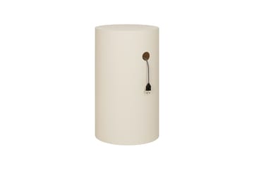 Hide jalusta Ø38x68 cm - Light ivory textured - Hem