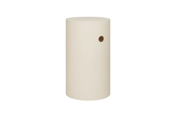 Hide jalusta Ø38x68 cm - Light ivory textured - Hem