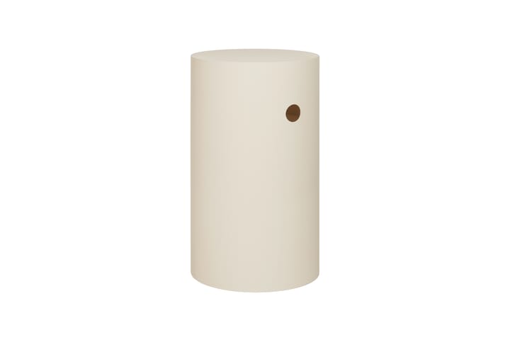 Hide jalusta Ø38x68 cm, Light ivory textured Hem