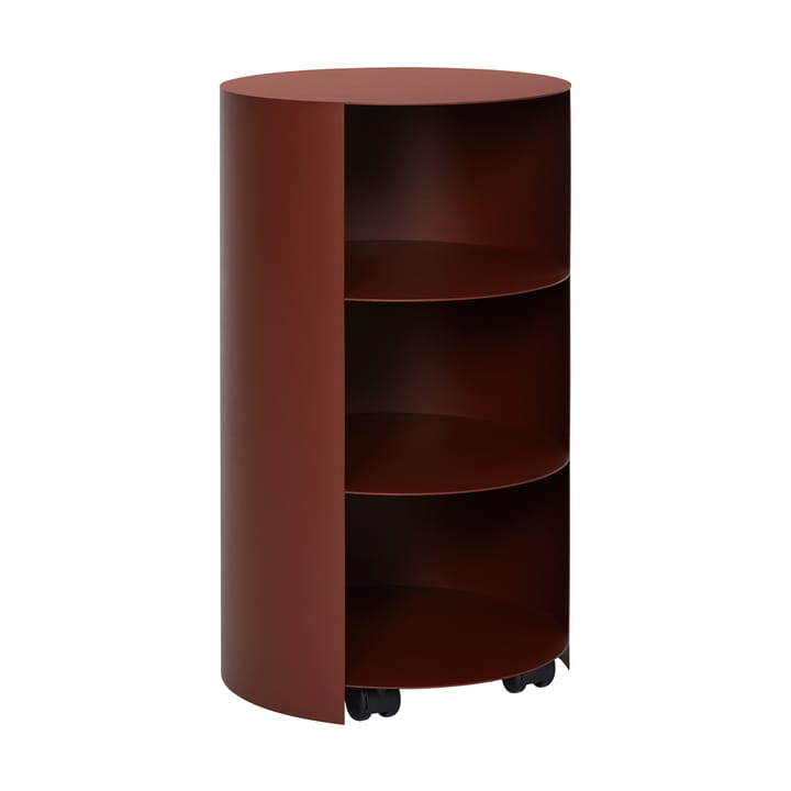 Hide jalusta Ø38x68 cm - Red brown textured - Hem