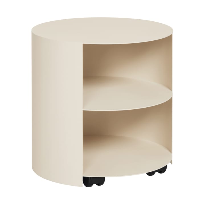 Hide sivupöytä Ø38x41 cm - Light ivory textured - Hem