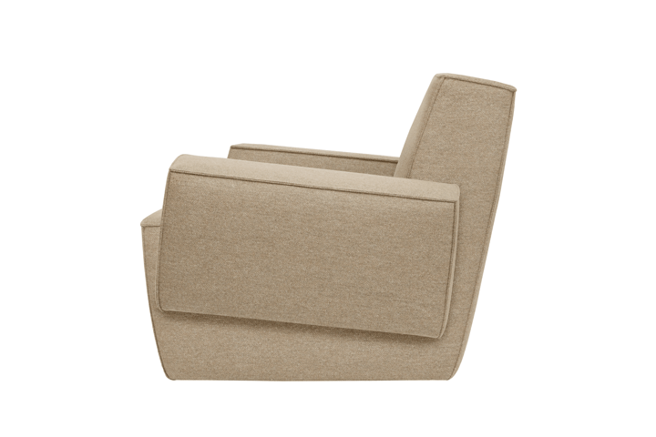 Hunk lounge-nojatuoli käsinojallinen, Beige Hem