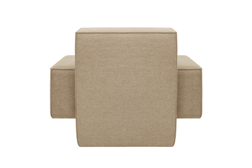 Hunk lounge-nojatuoli käsinojallinen - Beige - Hem
