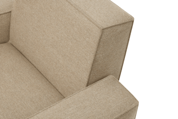 Hunk lounge-nojatuoli käsinojallinen - Beige - Hem