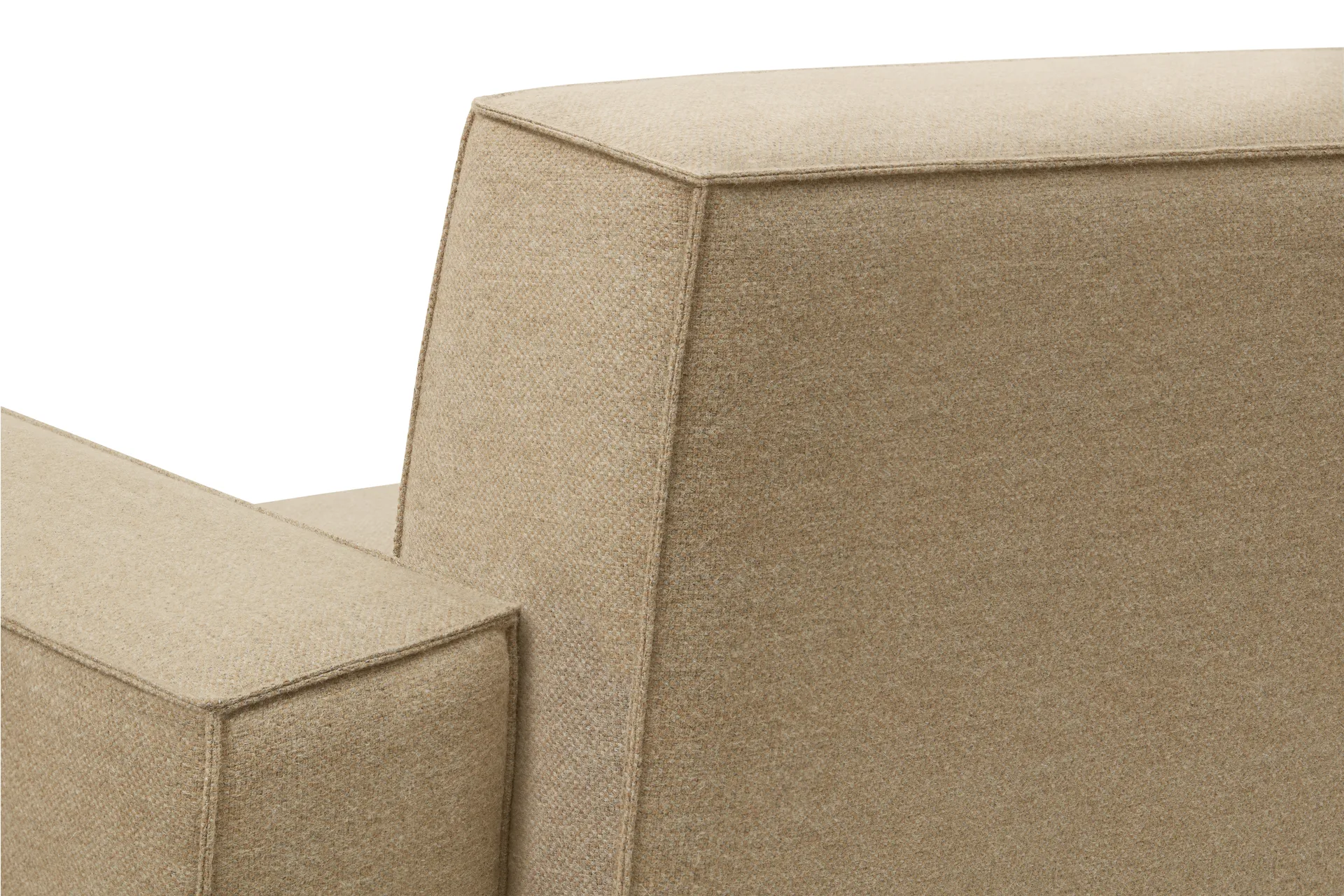 Hunk lounge-nojatuoli käsinojallinen, Beige Hem