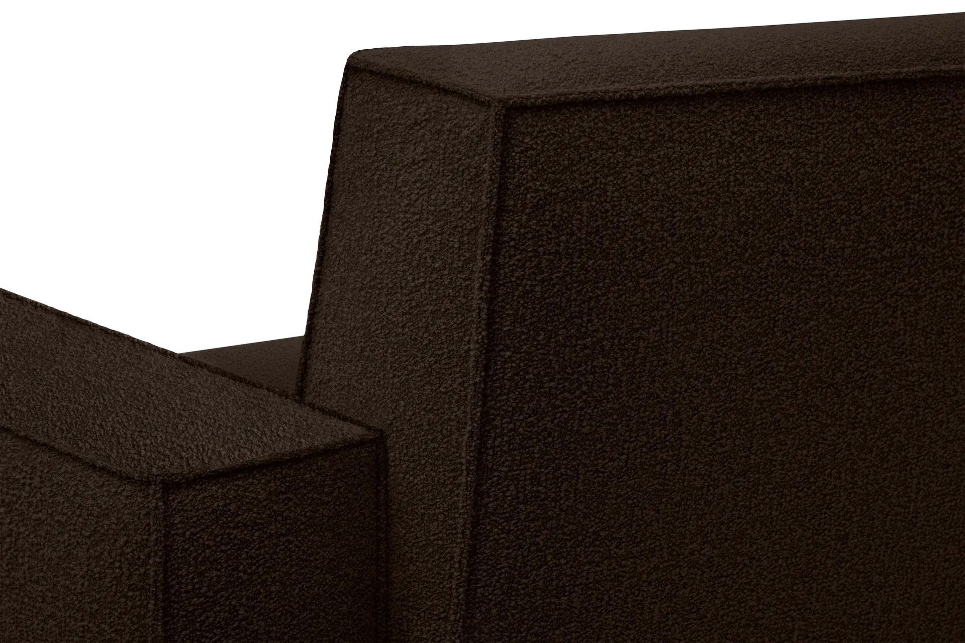 Hunk lounge-nojatuoli käsinojallinen, Chocolate Hem