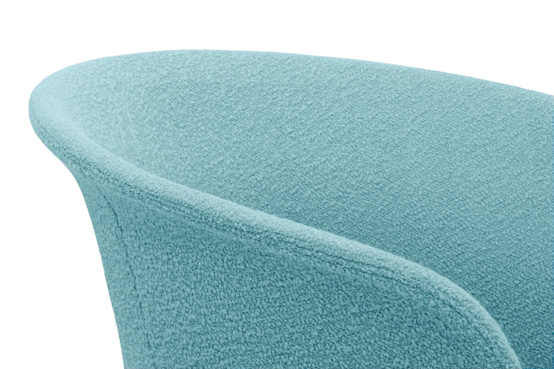 Kendo Swivel toimistotuoli jossa on 5 pyörää, Icicle-polished aluminium Hem