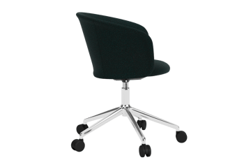Kendo Swivel toimistotuoli jossa on 5 pyörää - Pine-polished aluminium - Hem