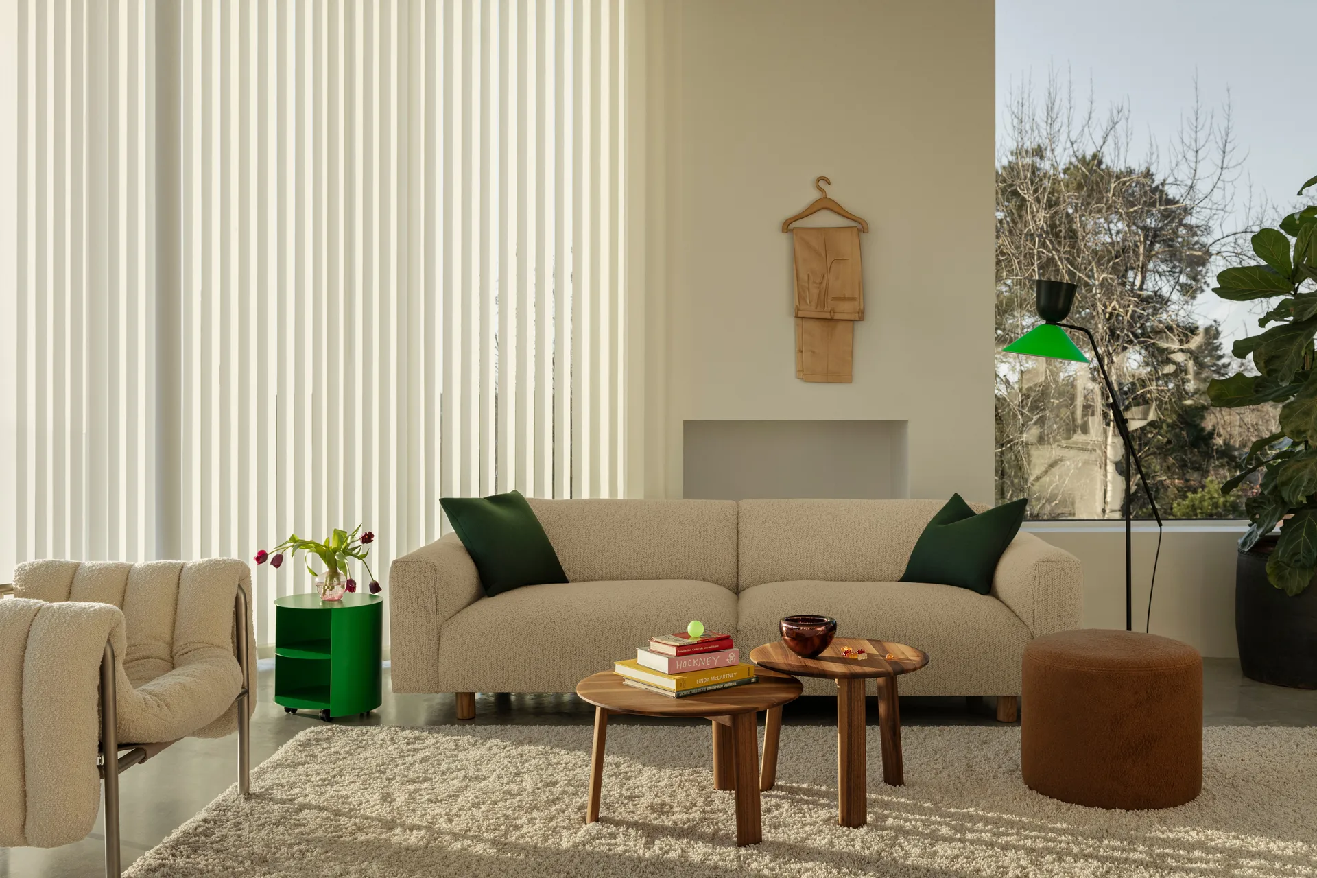 Koti 2-istuttava sohva 200 cm, Eggshell Hem