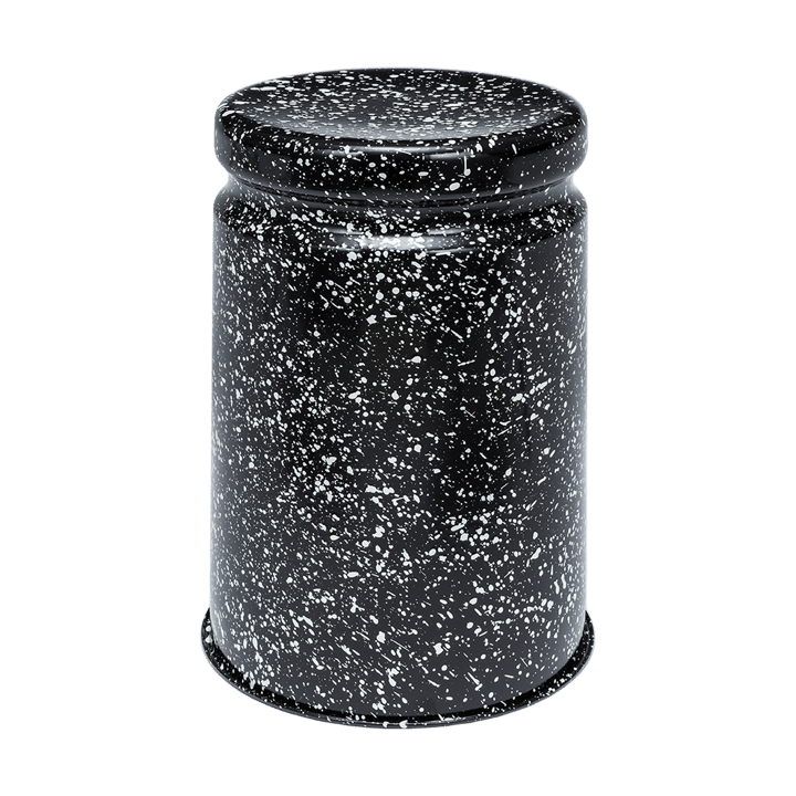 Last jakkara Ø32x44 cm - Black-white splatter - Hem
