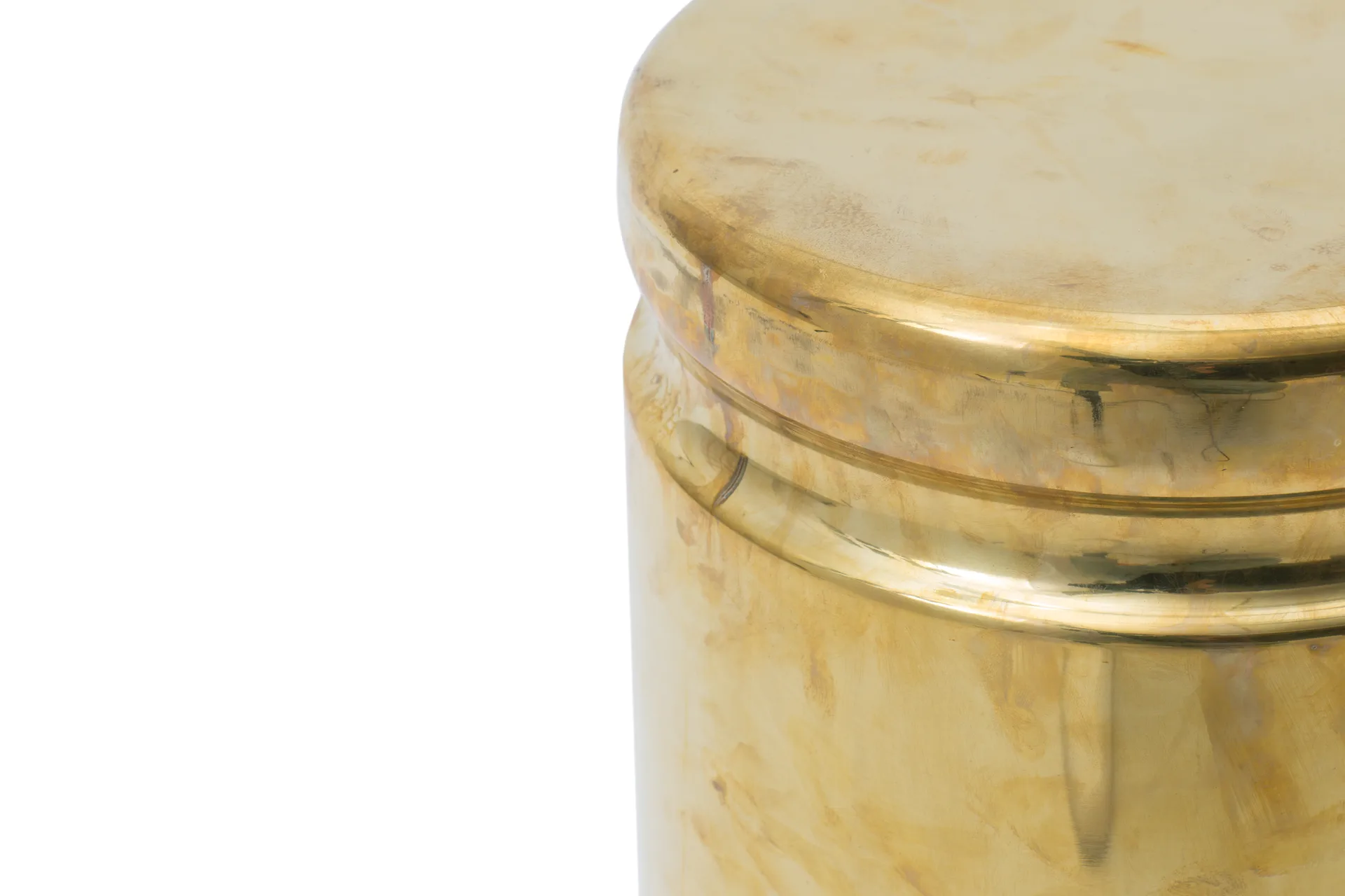 Last jakkara Ø32x44 cm, Brass Hem