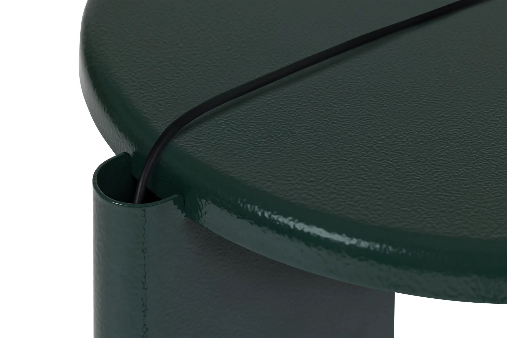 Lolly sivupöytä 56 cm, Black green gloss Hem
