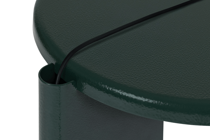 Lolly sivupöytä 56 cm, Black green gloss Hem