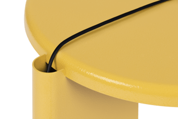 Lolly sivupöytä 56 cm - Ochre yellow gloss - Hem
